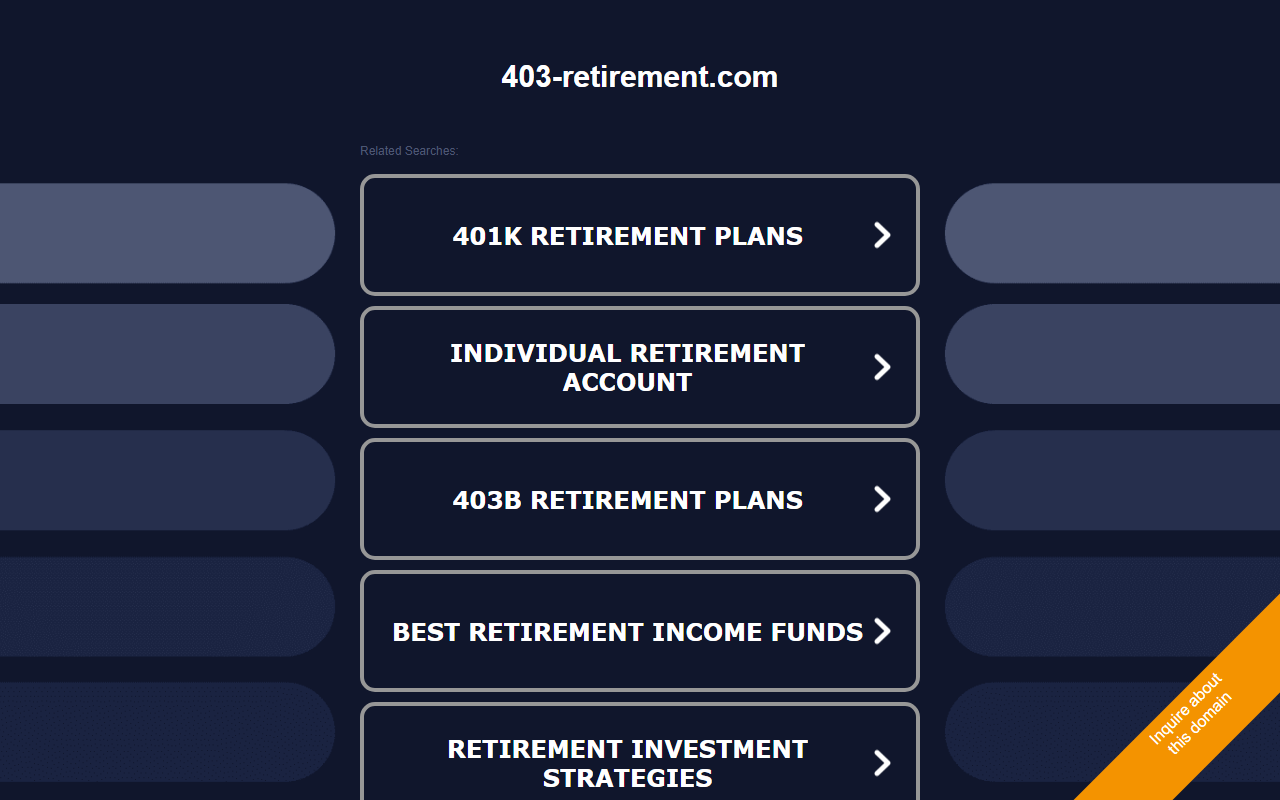 403-retirement.com screenshot