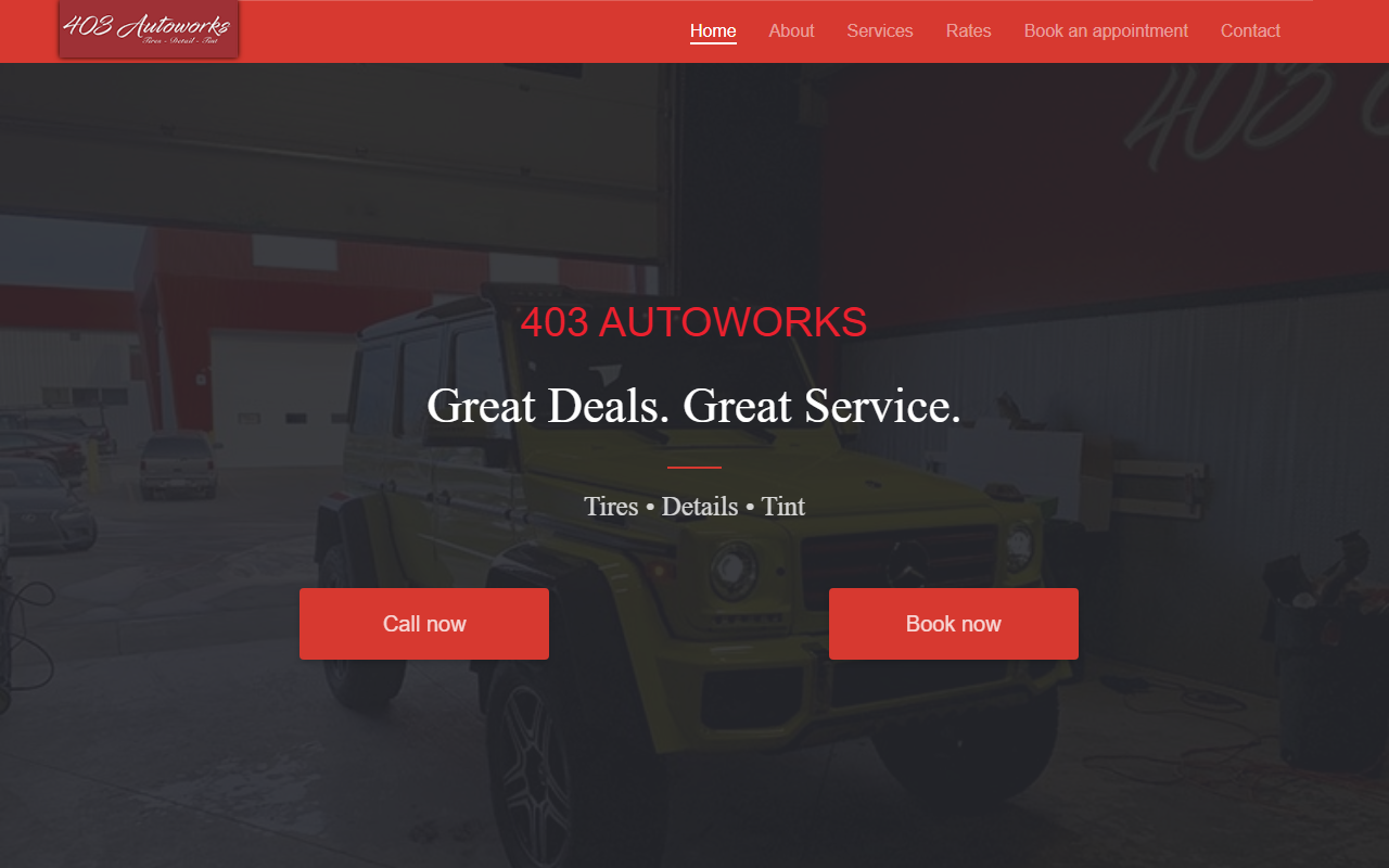 403autoworks.com screenshot