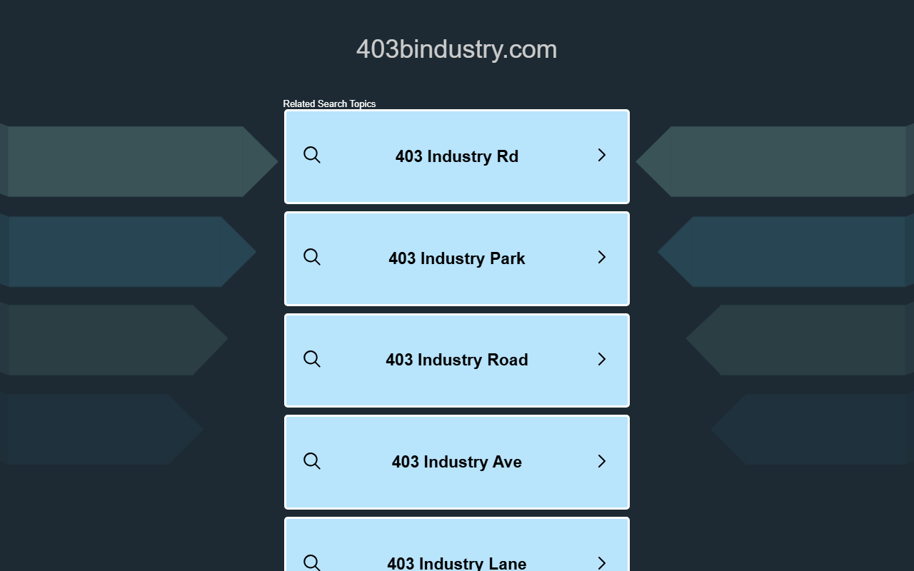 403bindustry.com screenshot
