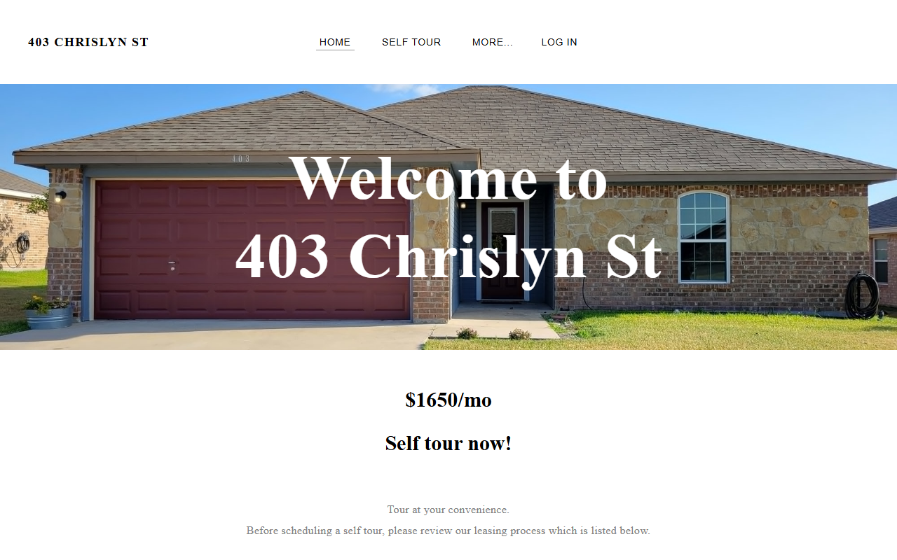 403chrislyn.com screenshot