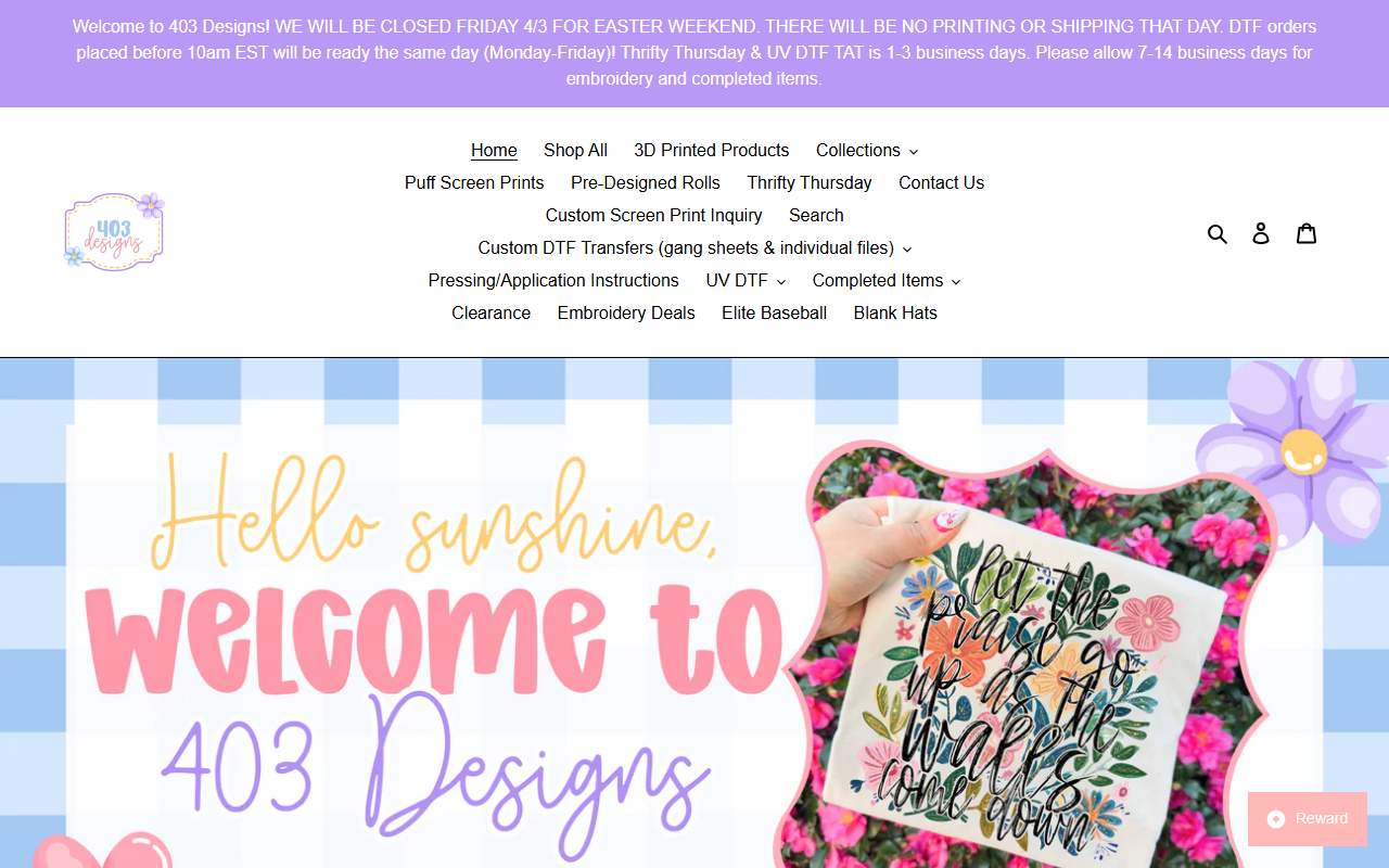 403designs.com screenshot