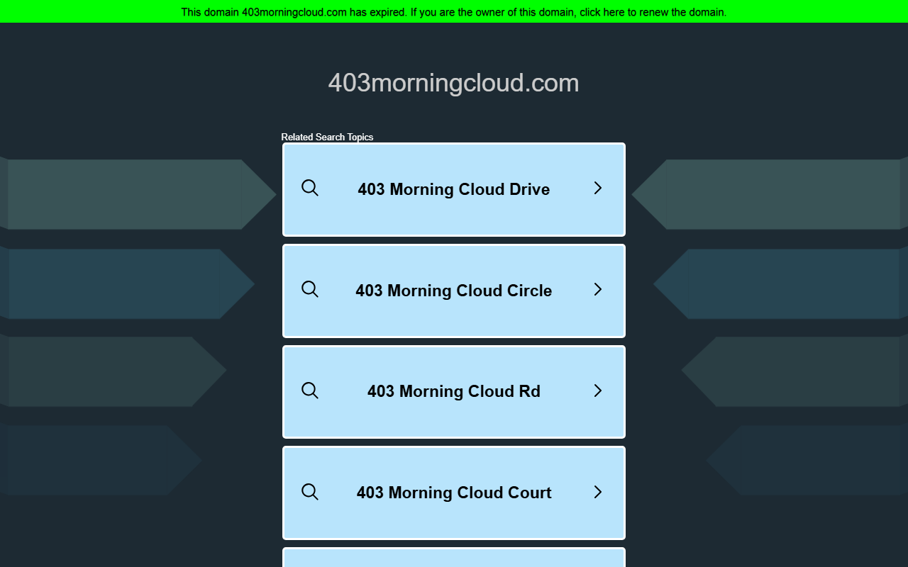 403morningcloud.com screenshot