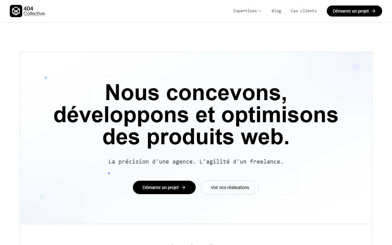 404-collective.com screenshot