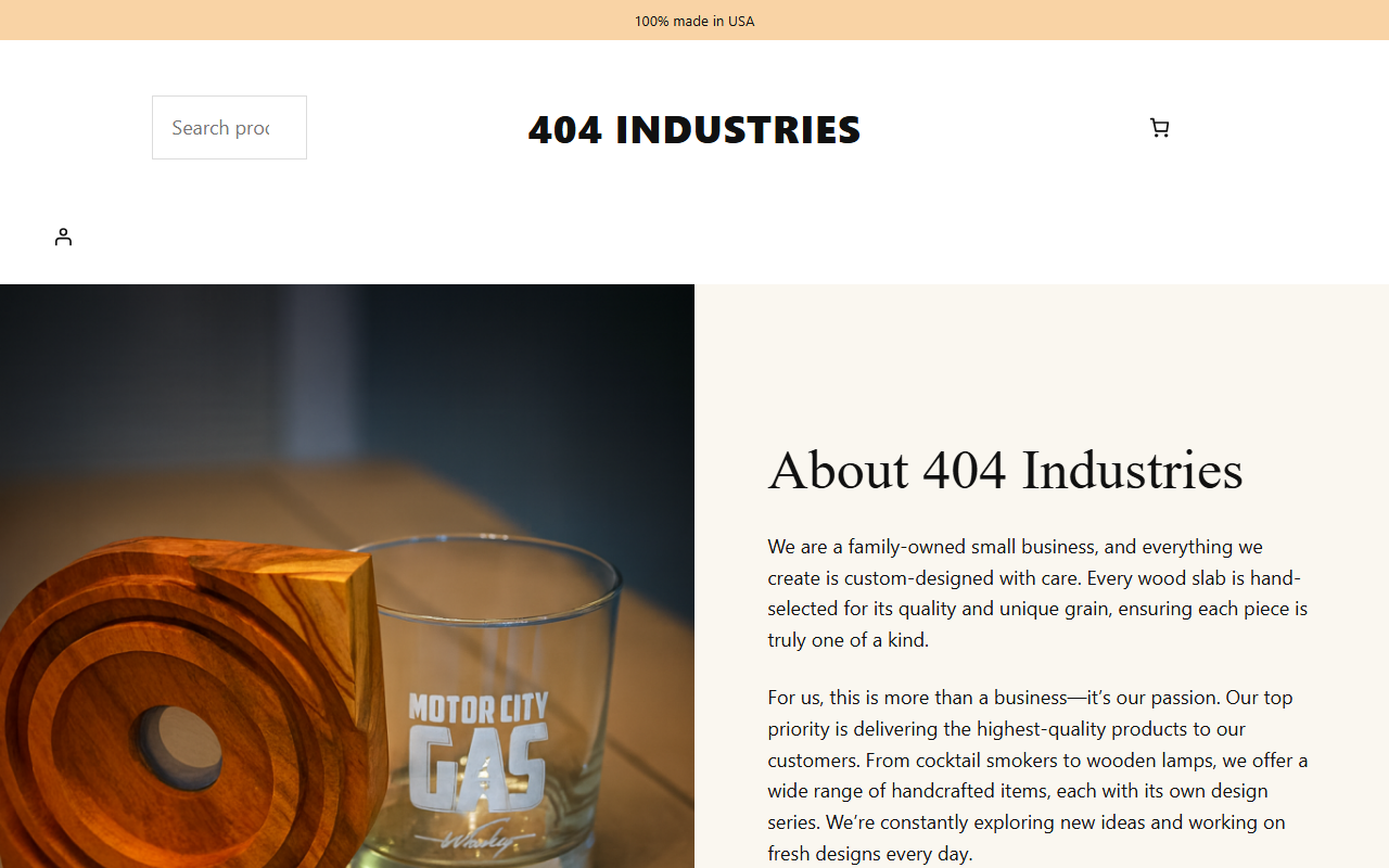 404-industries.com screenshot