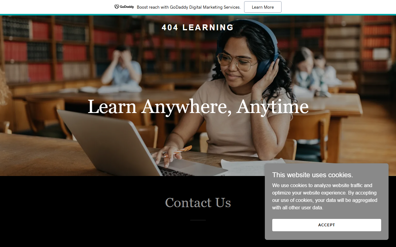 404-learning.com screenshot