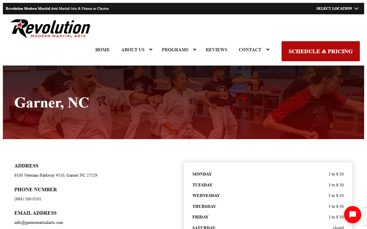 4042martialarts.com screenshot