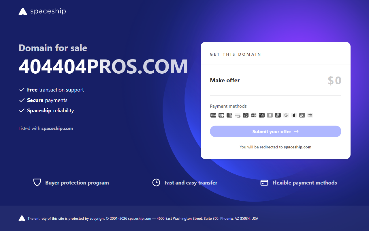 404404pros.com screenshot