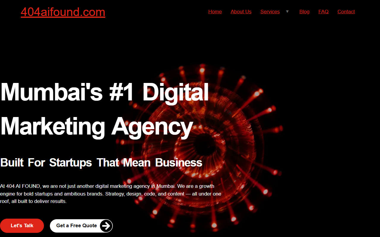 404aifound.com screenshot