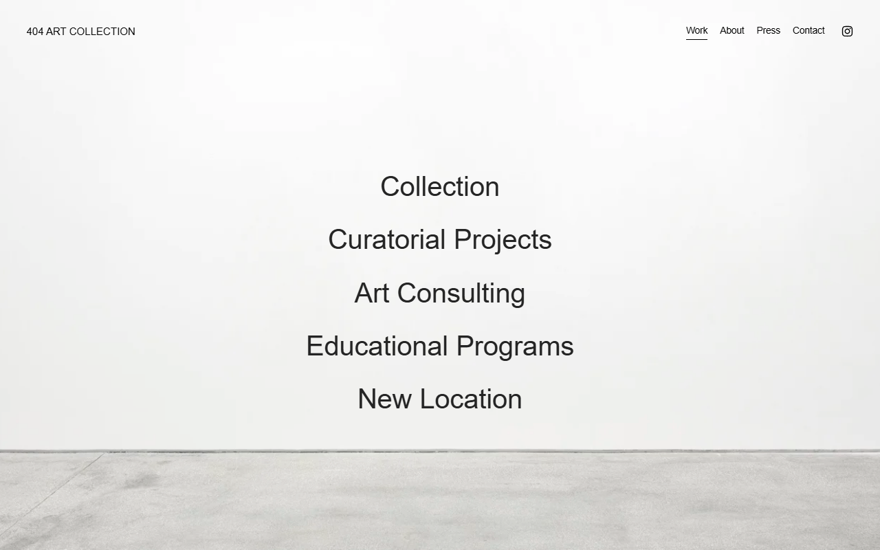 404artcollection.com screenshot