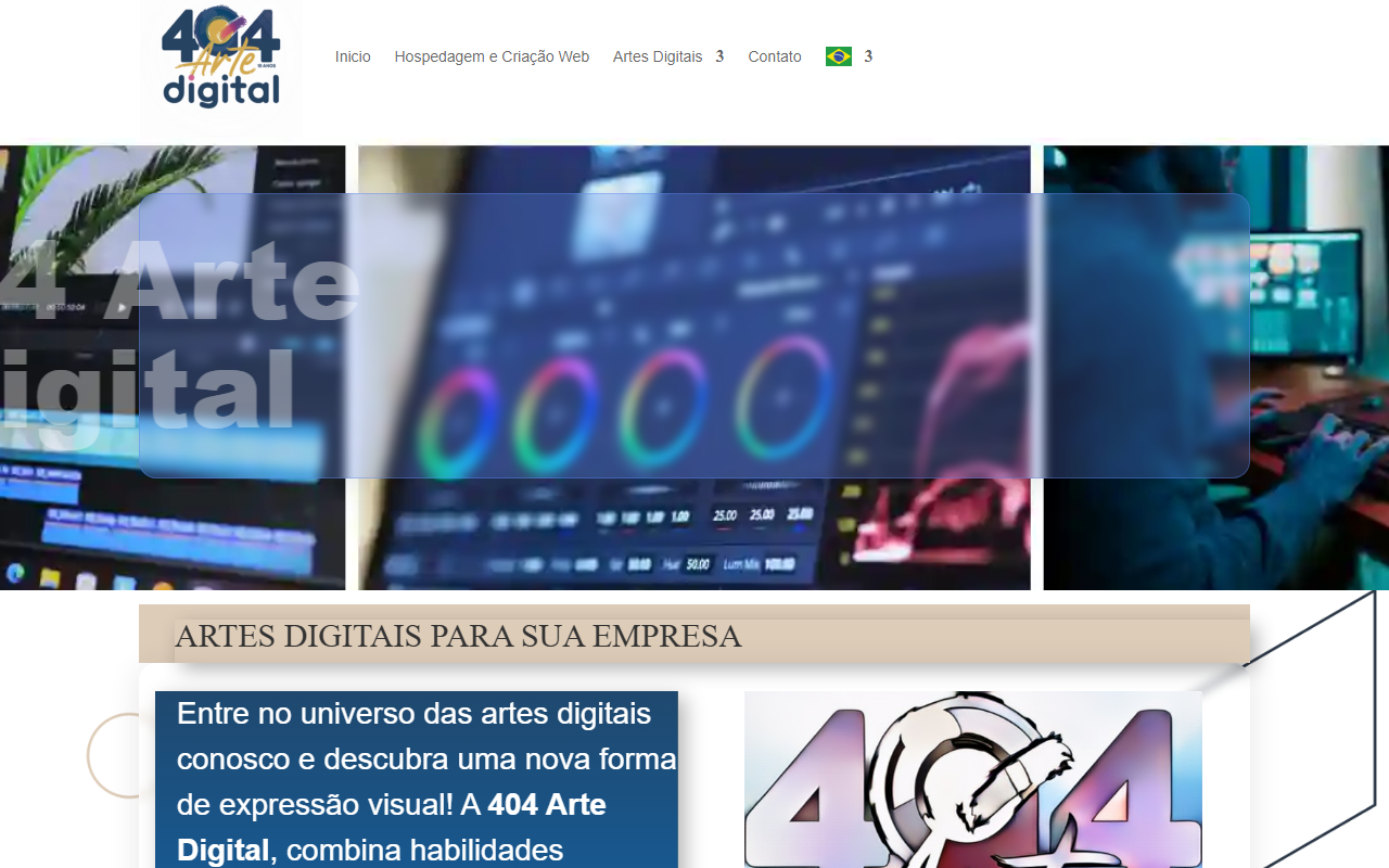 404artedigital.com screenshot