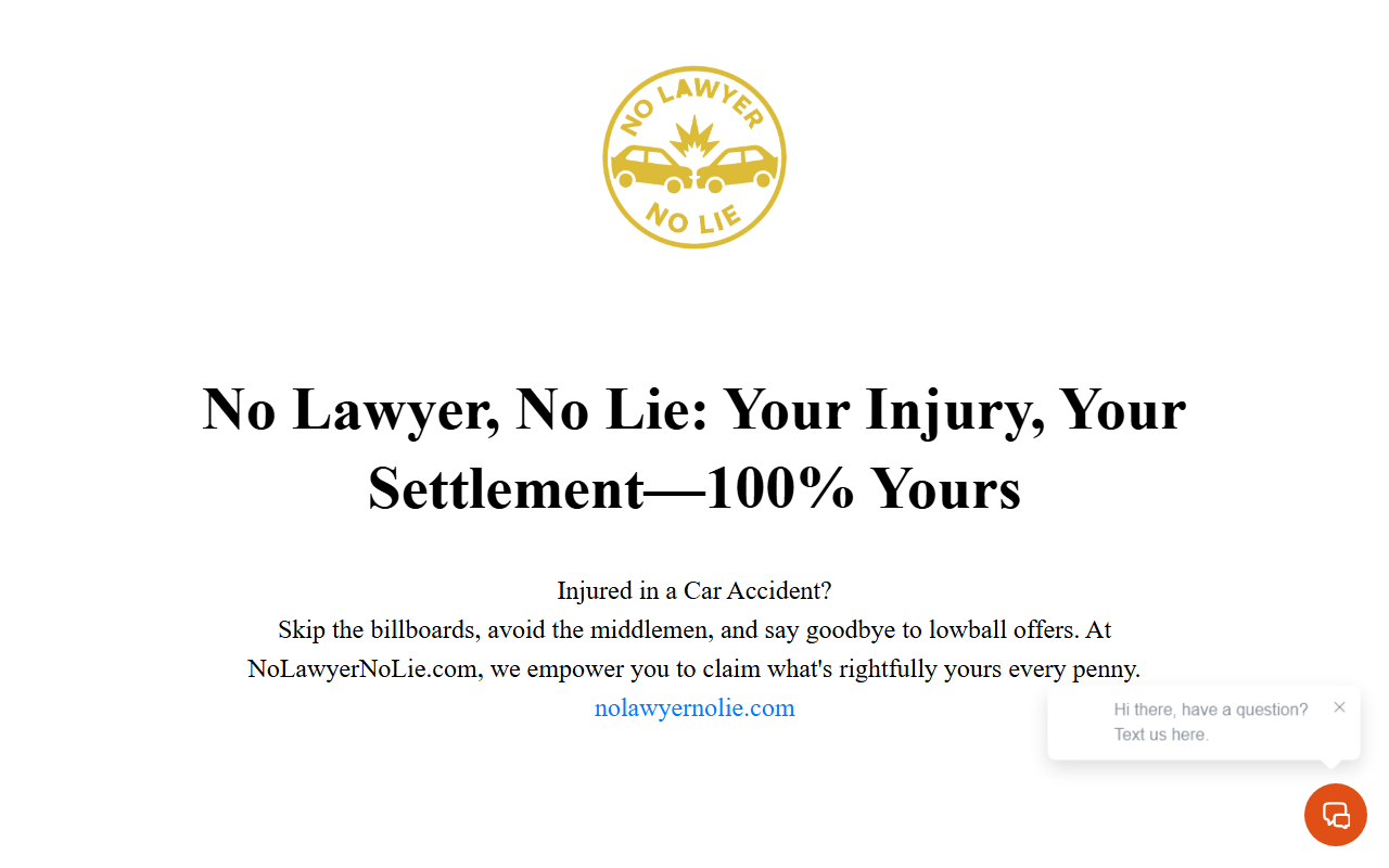 404autoinjury.com screenshot