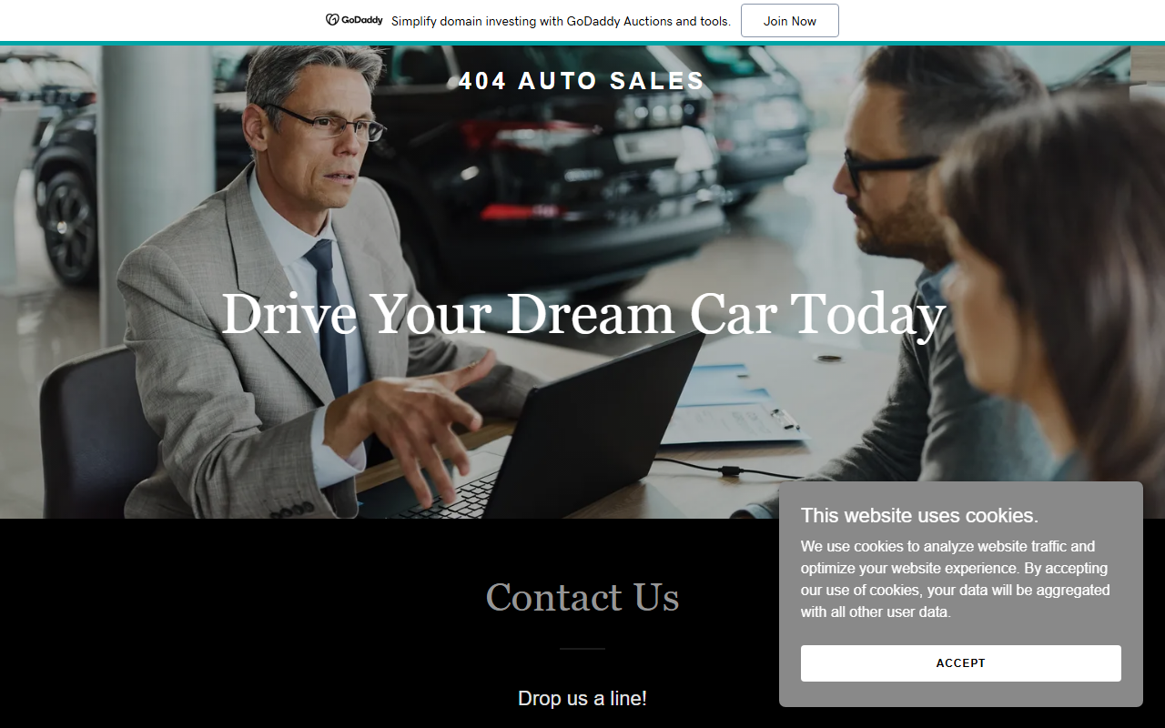 404autosales.com screenshot