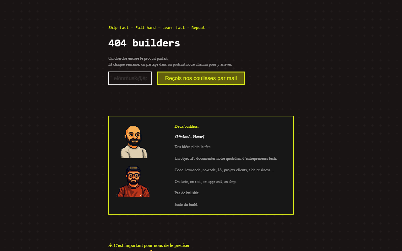 404builders.com screenshot