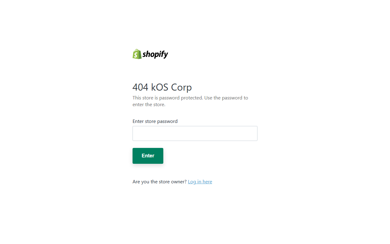 404chaoscorp.com screenshot