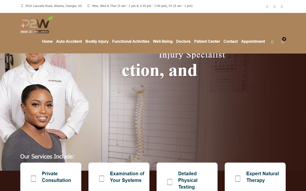 404chiropractor.com screenshot