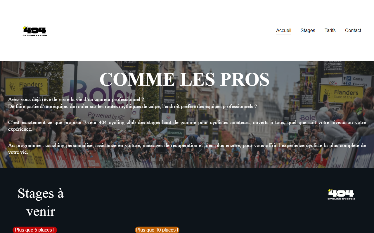404cyclingsystem.com screenshot