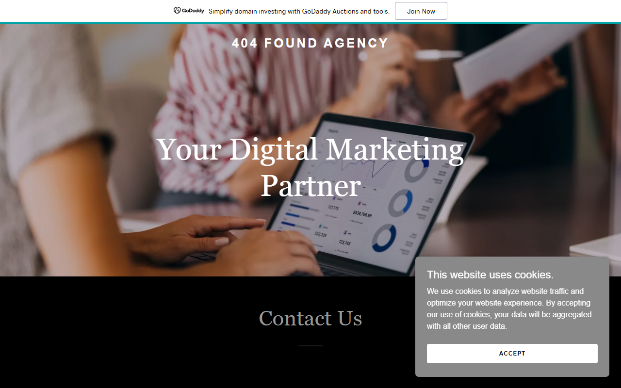 404foundagency.com screenshot