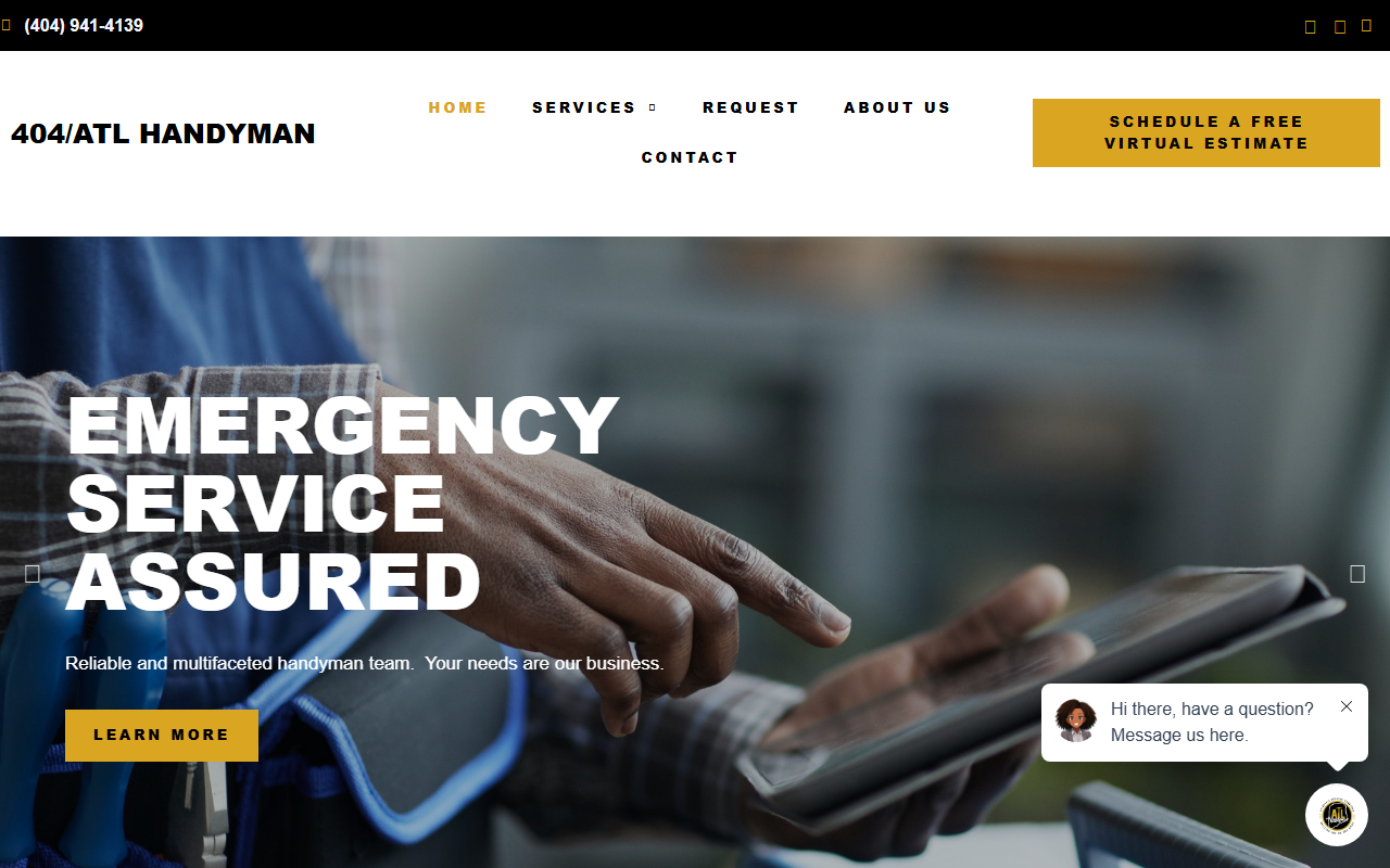 404handyman.com screenshot