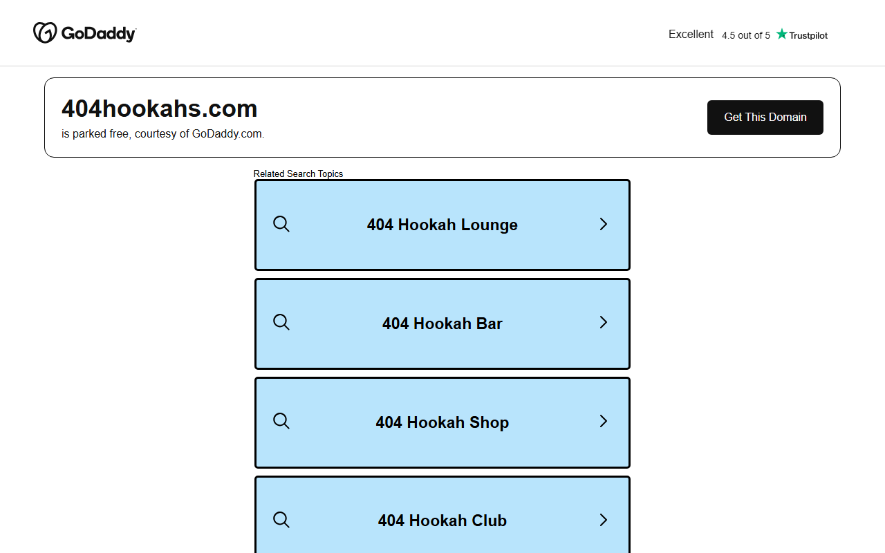 404hookahs.com screenshot