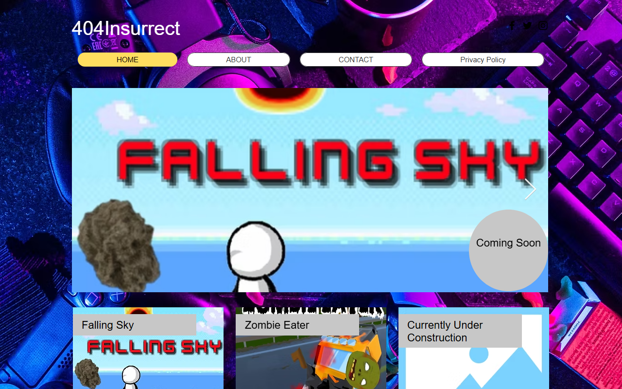 404insurrect.com screenshot