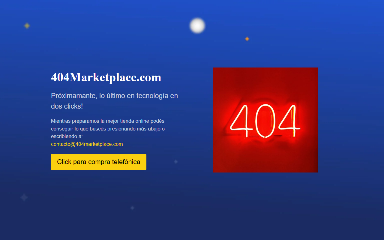 404marketplace.com screenshot