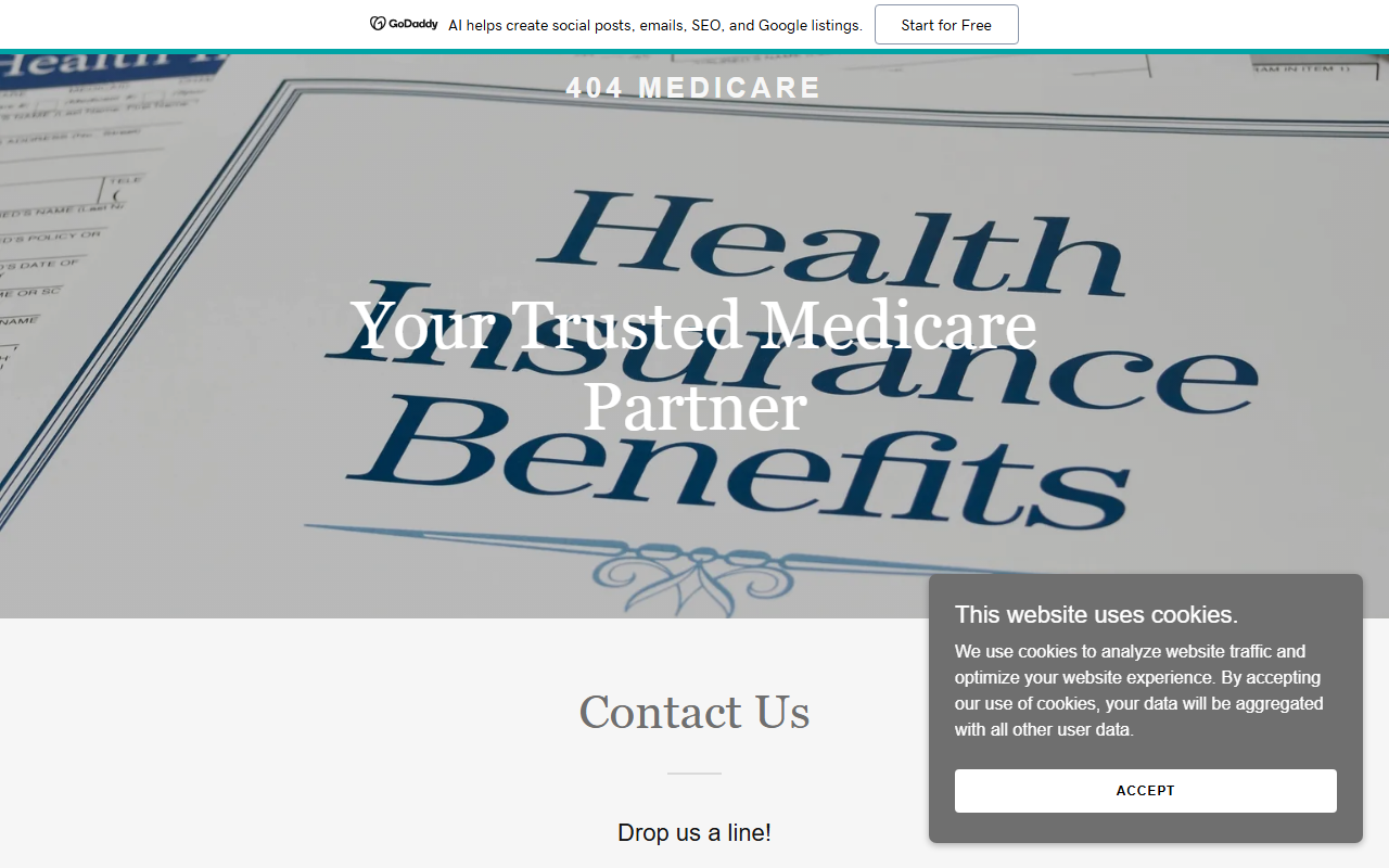 404medicare.com screenshot