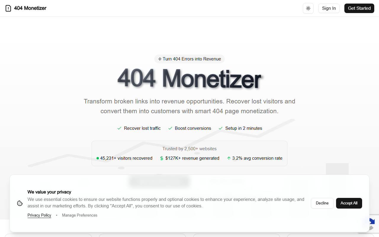 404monetizer.com screenshot
