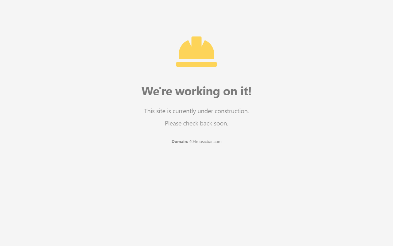 404musicbar.com screenshot