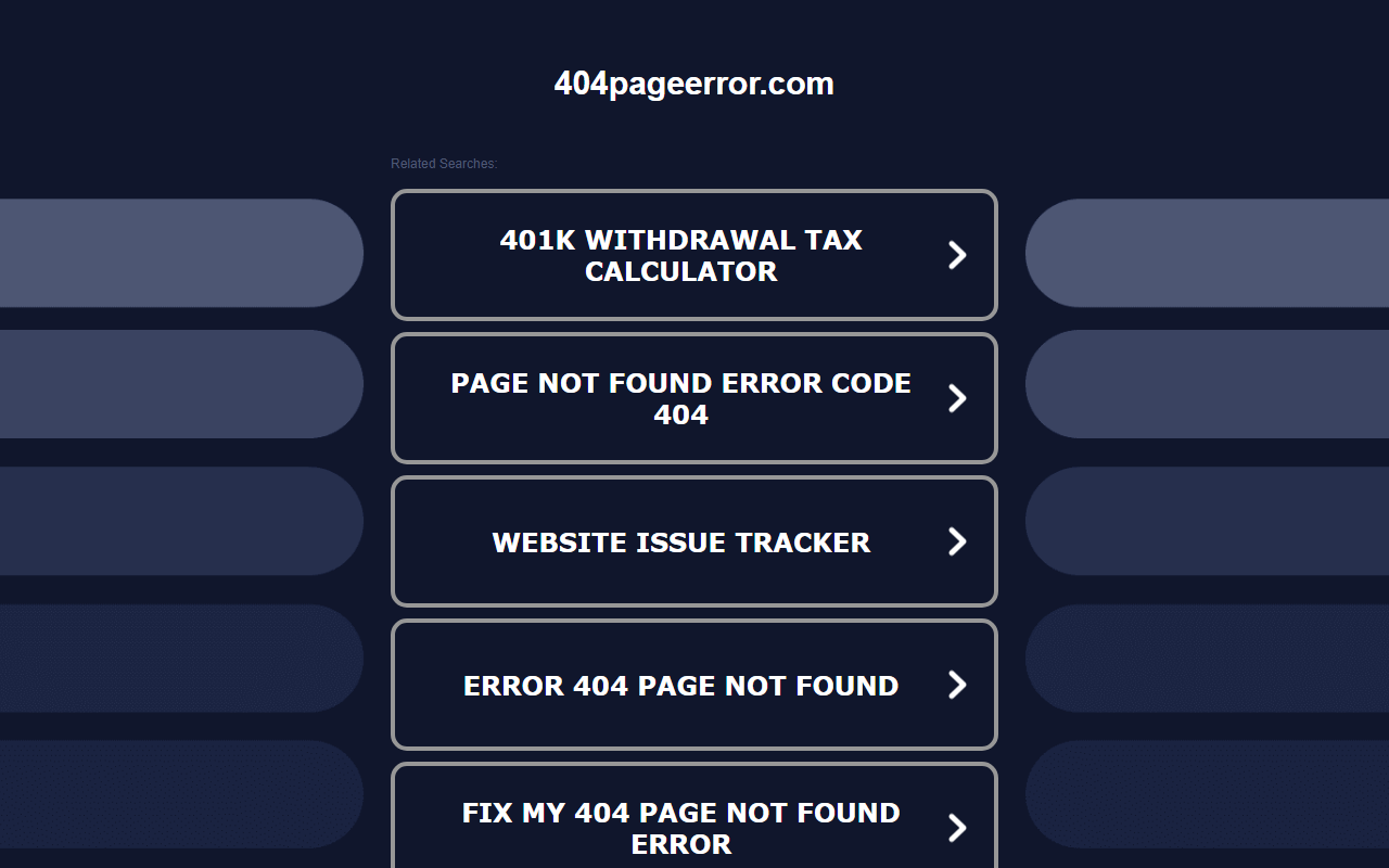 404pageerror.com screenshot