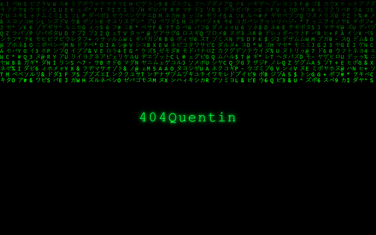 404quentin.com screenshot