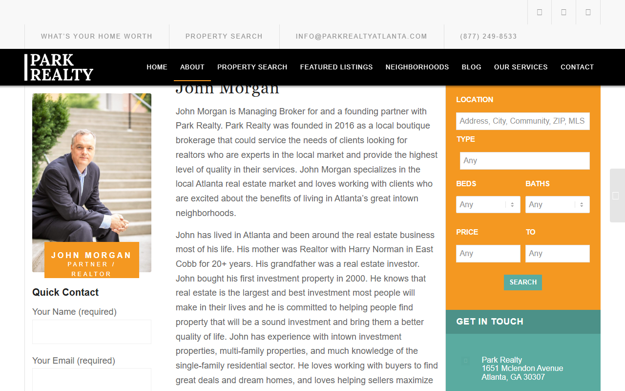 404realtors.com screenshot