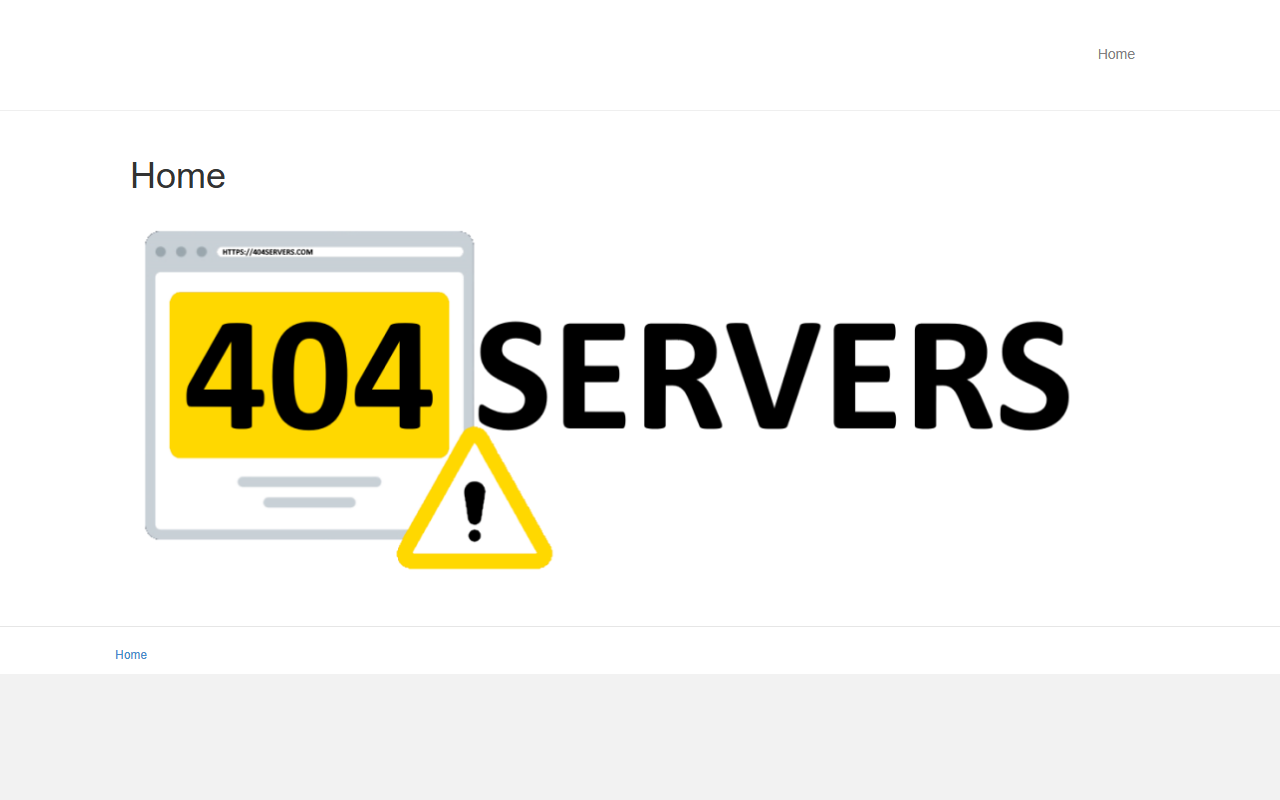 404servers.com screenshot
