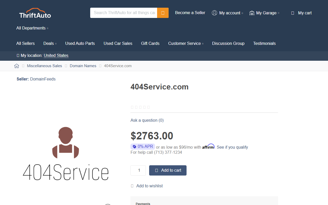 404service.com screenshot