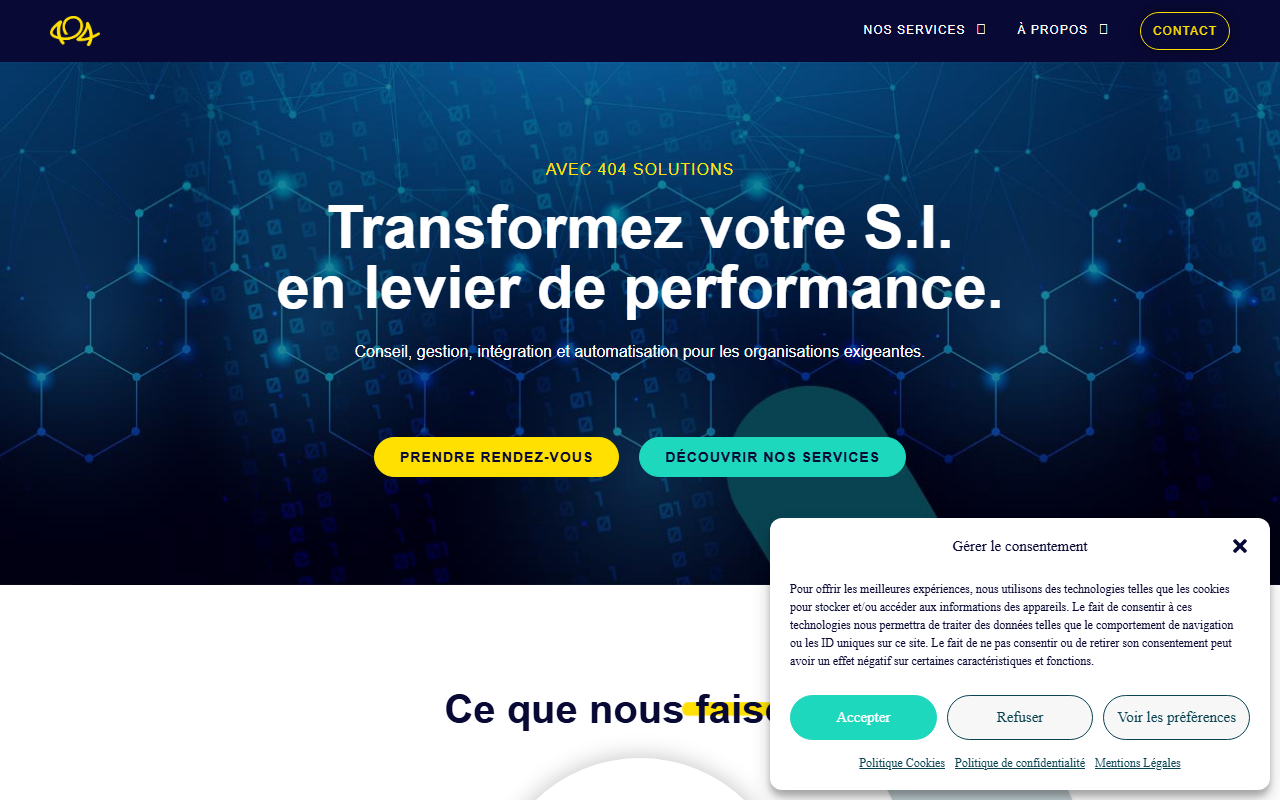 404solutions.com screenshot