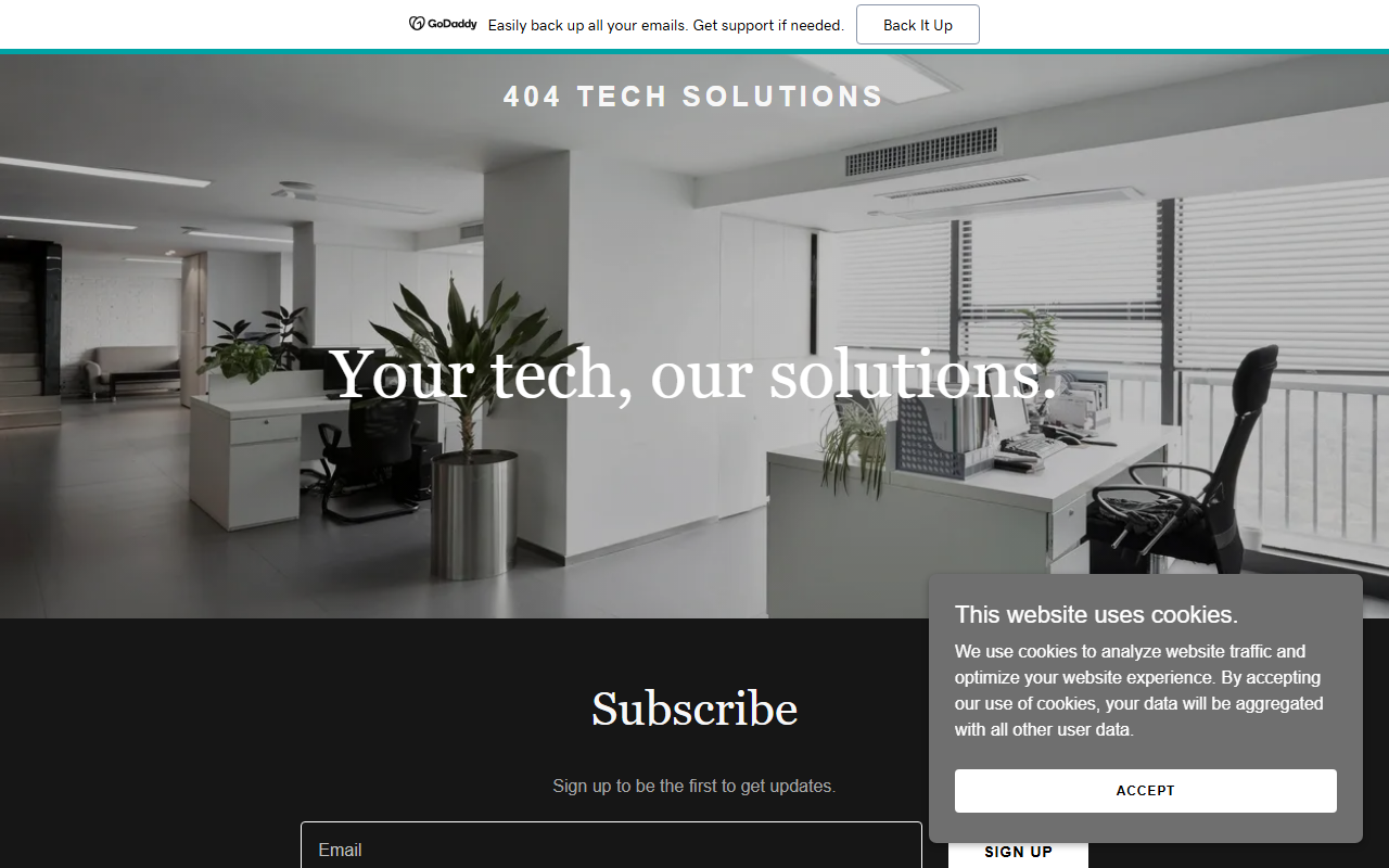 404techsolutions.com screenshot