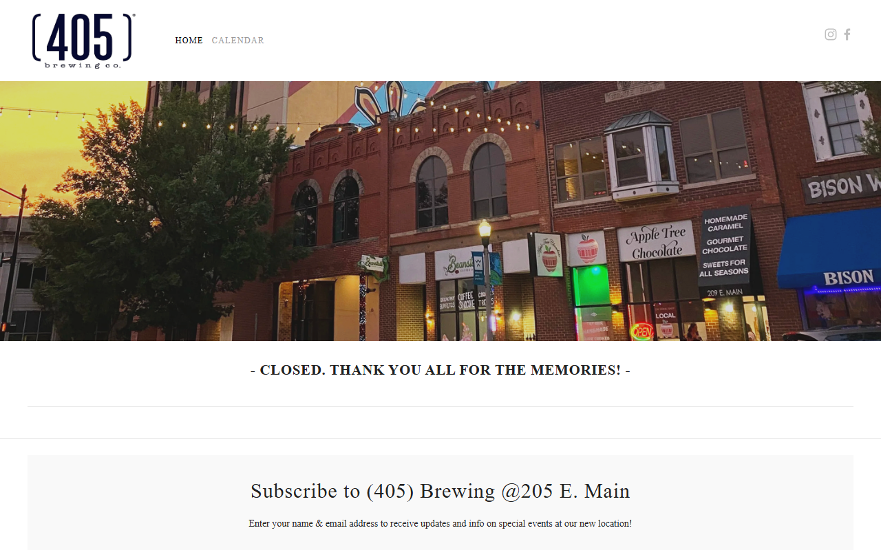 405brewing.com screenshot
