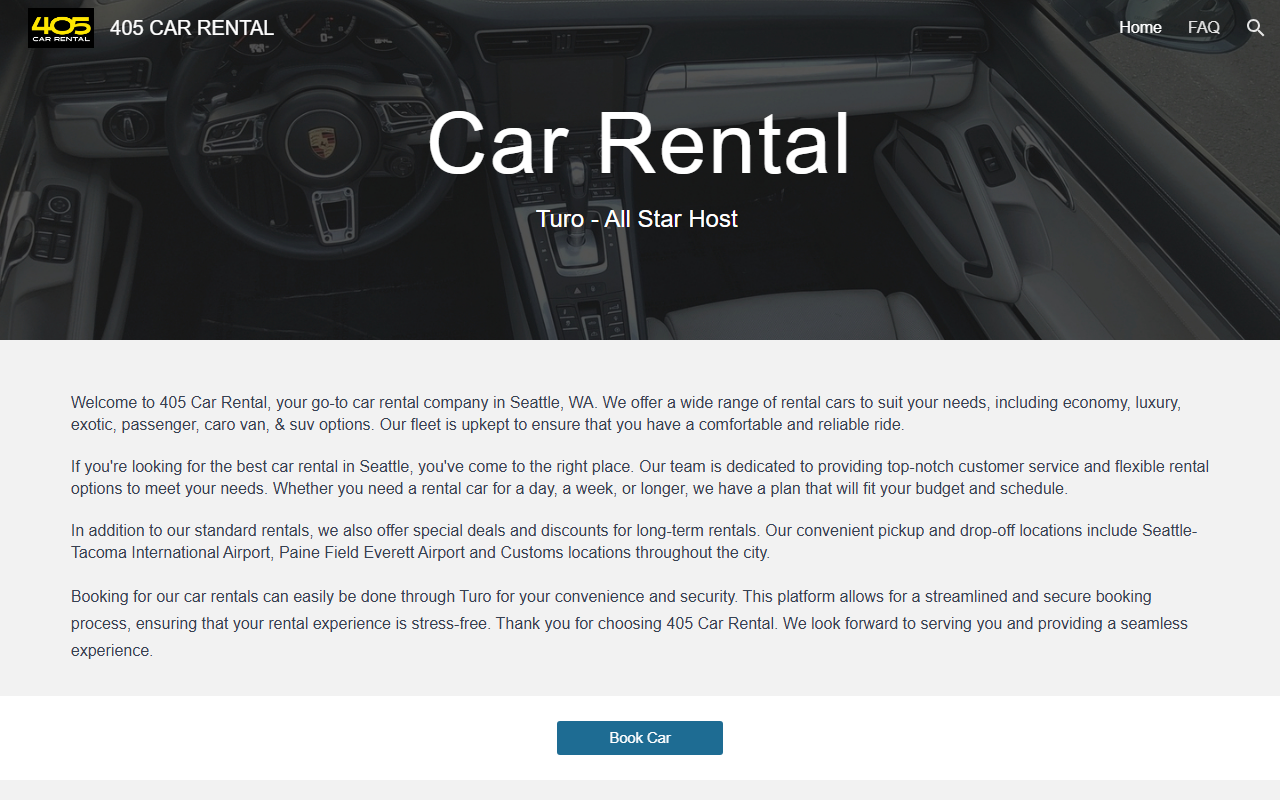 405carrental.com screenshot