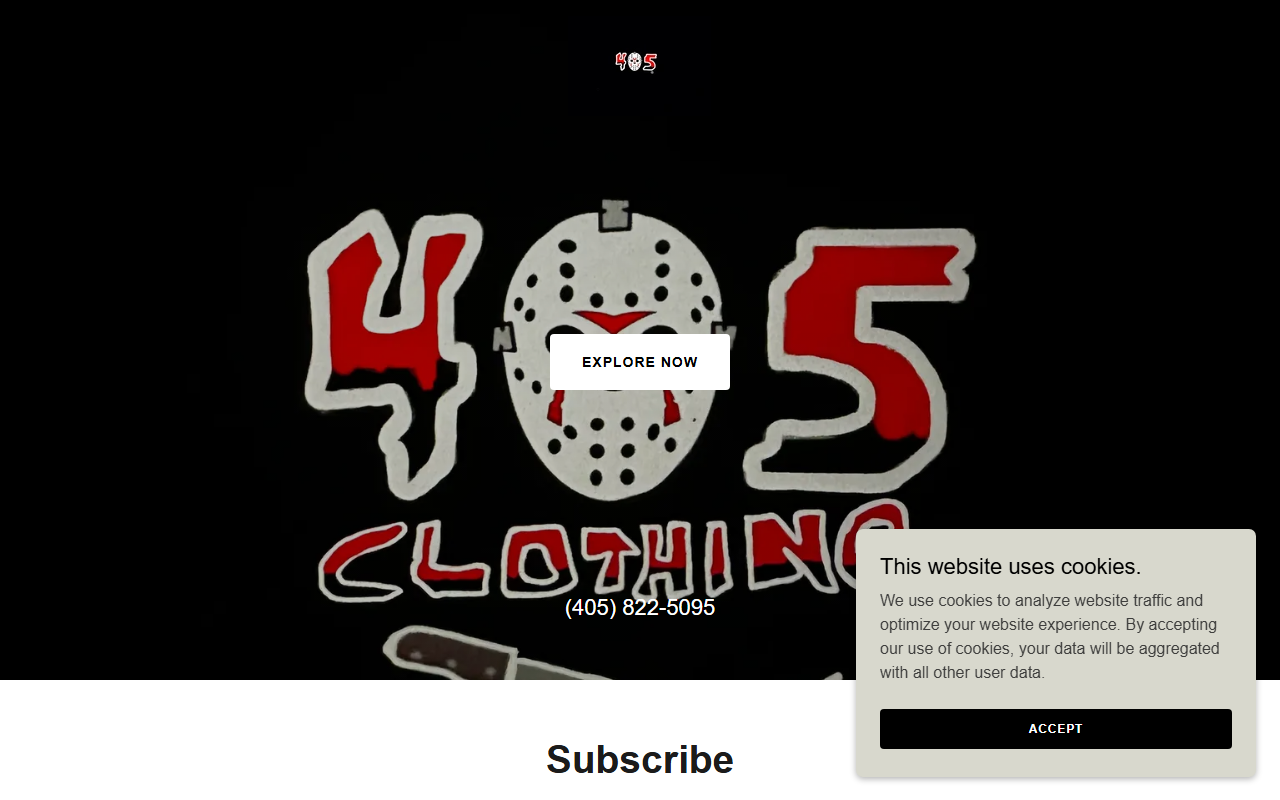 405clothingco.com screenshot