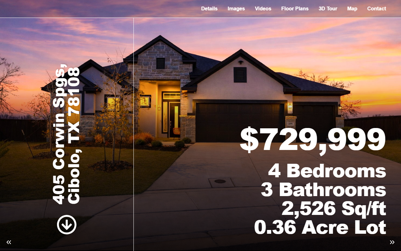 405corwinsprings.com screenshot
