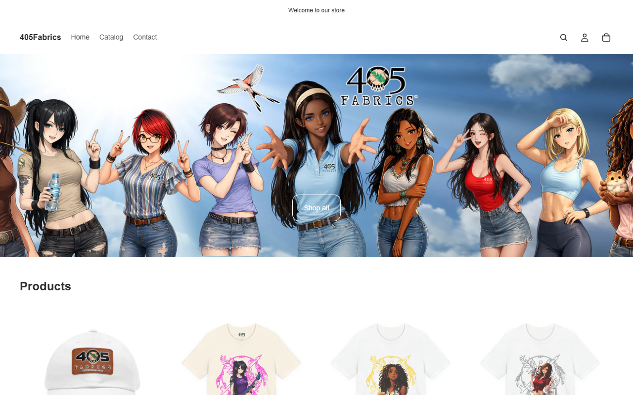 405fabrics.com screenshot