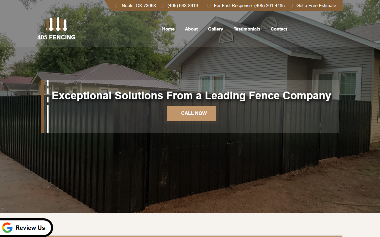 405fencing.com screenshot