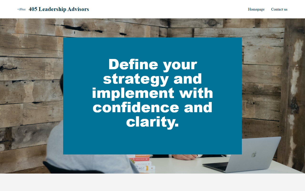 405leadership.com screenshot