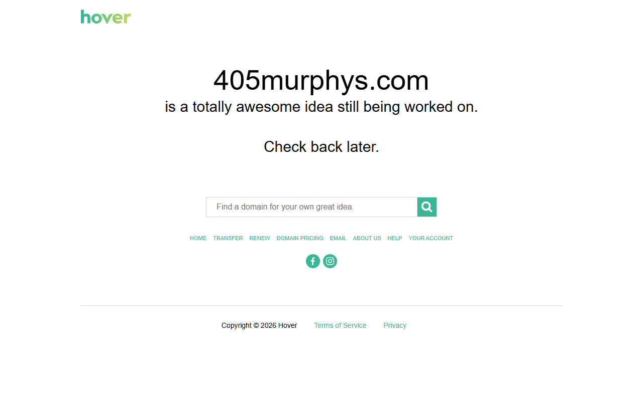 405murphys.com screenshot