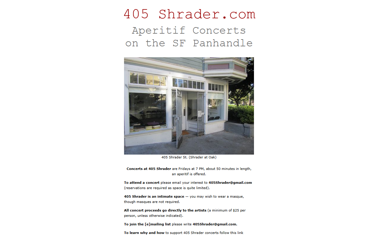 405shrader.com screenshot