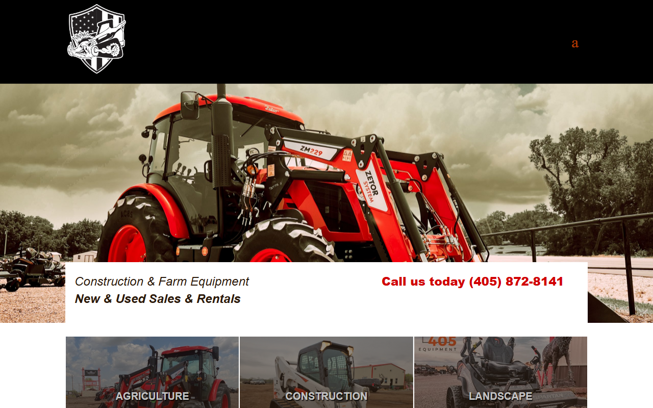 405tractors.com screenshot