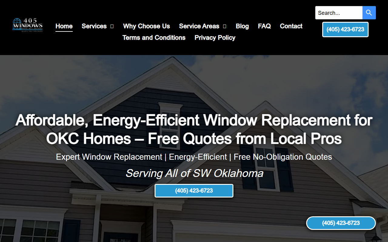 405windowsokc.com screenshot