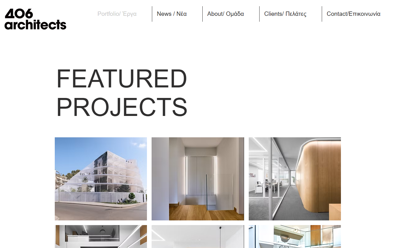 406architects.com screenshot