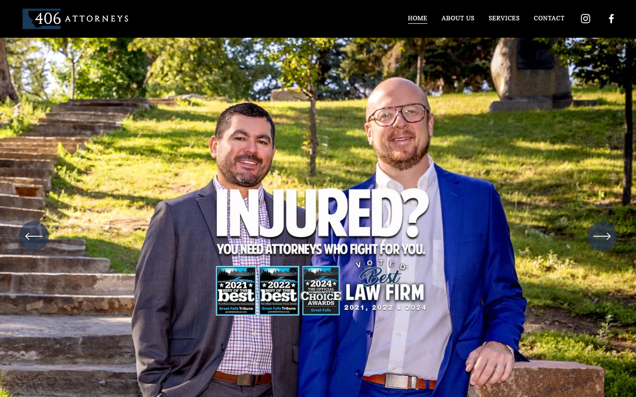 406attorneys.com screenshot