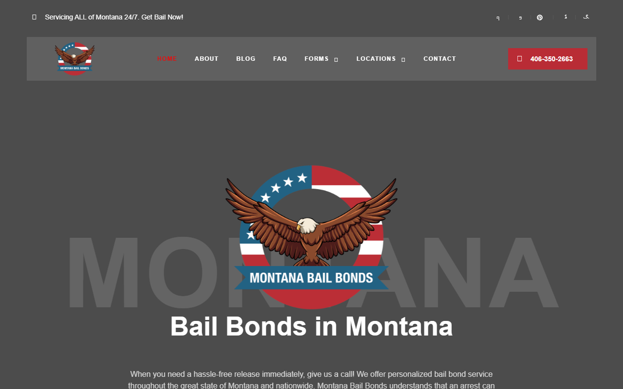 406bailbonds.com screenshot