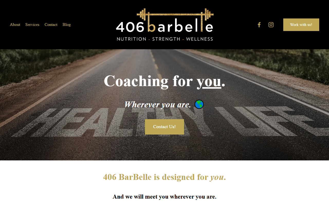 406barbelle.com screenshot